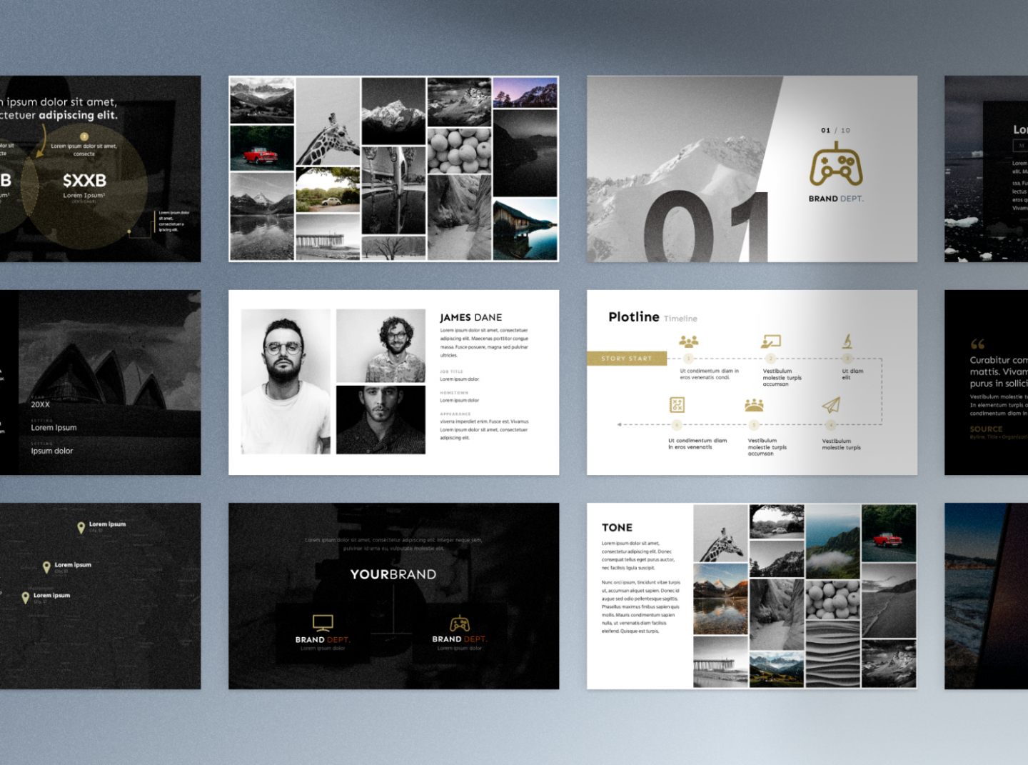 Film & TV: Pitch Deck Template by VIP Graphics on Dribbble