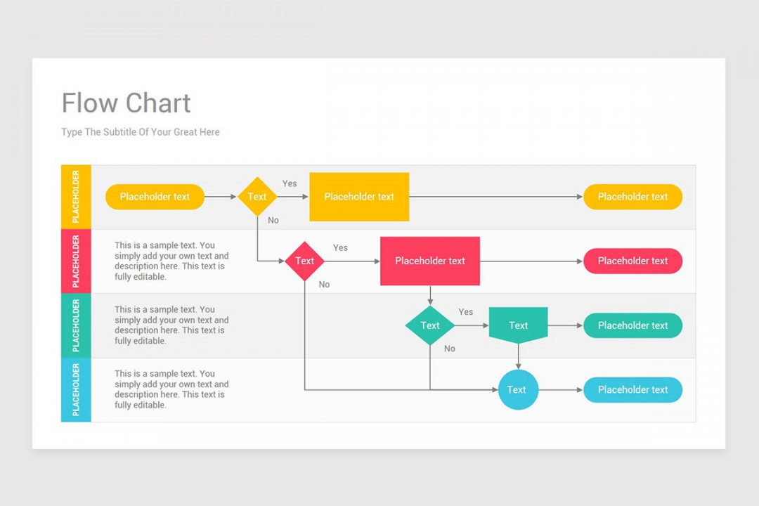 Flow Chart Google Slides Template Diagrams  Nulivo Market