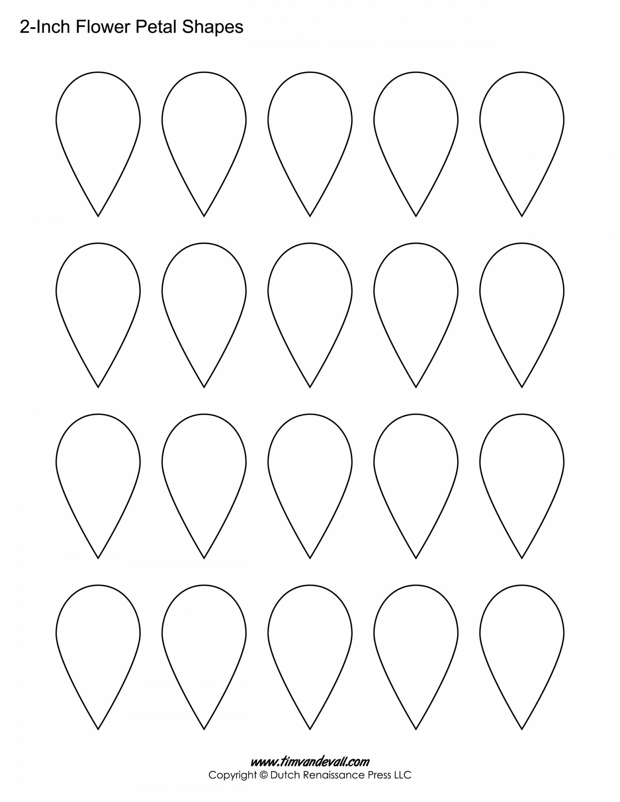 Flower Petal Templates – Tim