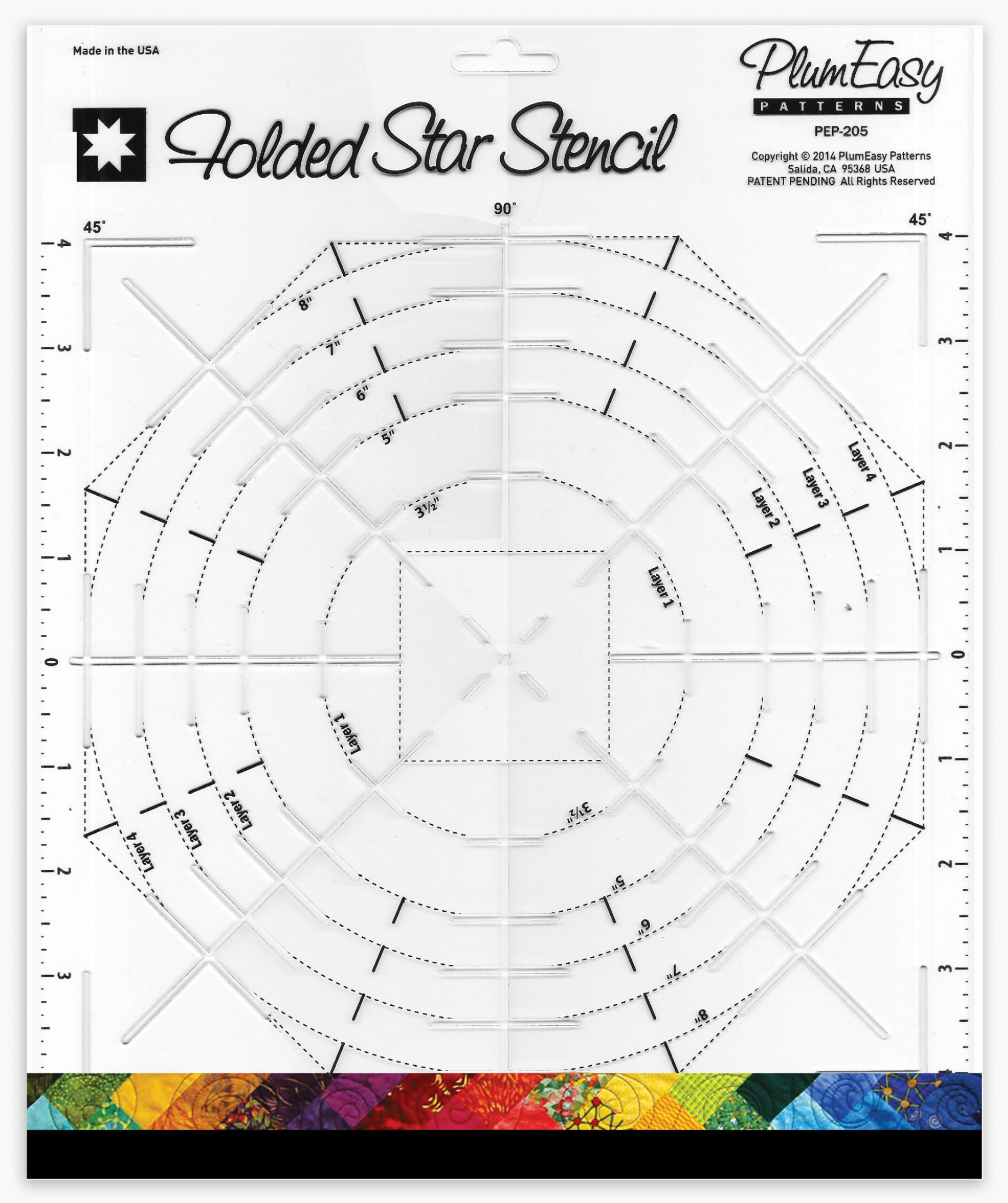 Folded Star Stencil — PlumEasy Patterns