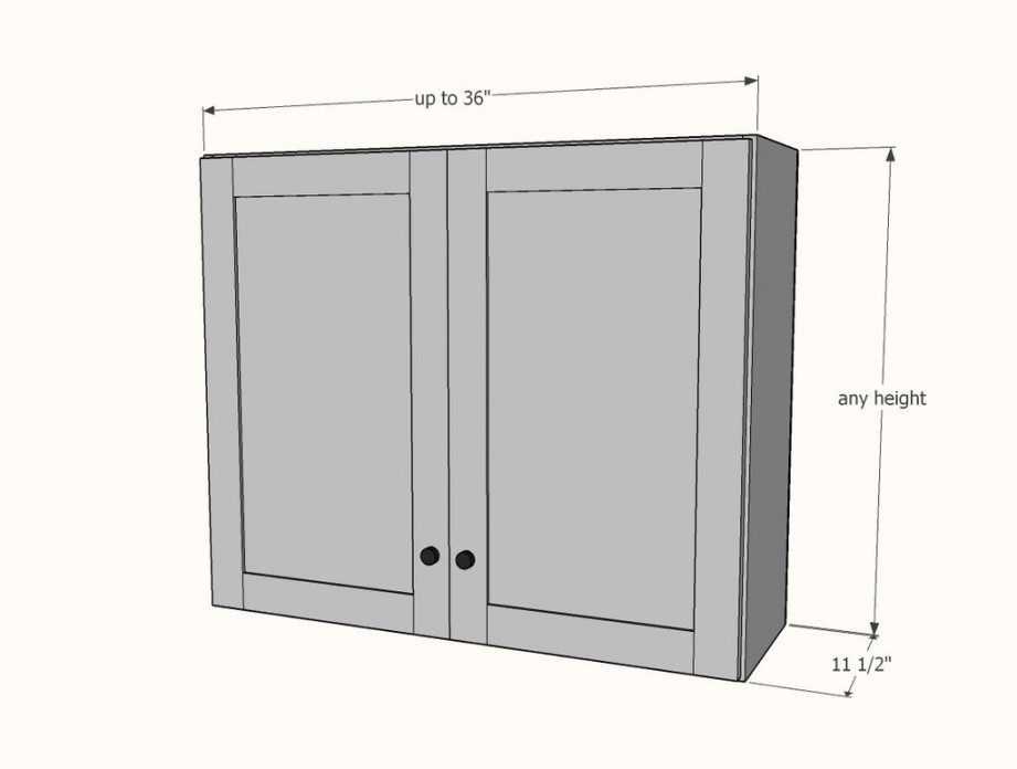 Frameless Wall Cabinets for Kitchens, Offices, Mudrooms and More