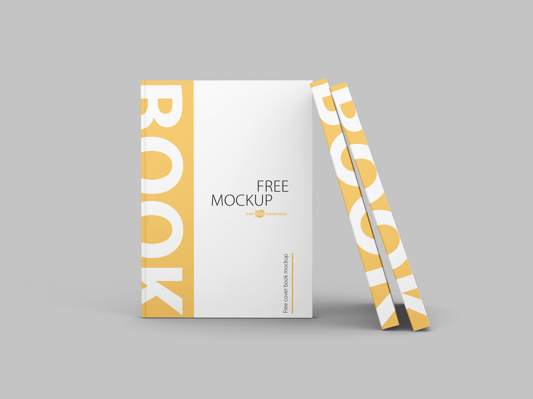 Free Book Cover Mockups (PSD)