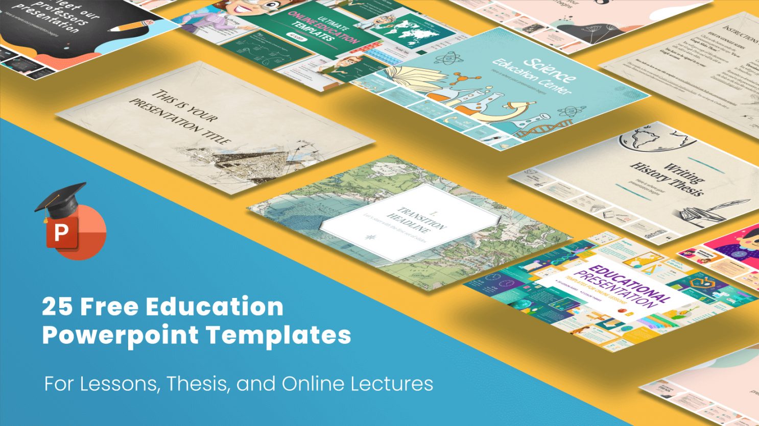 Free Education Powerpoint Templates For Online Lessons