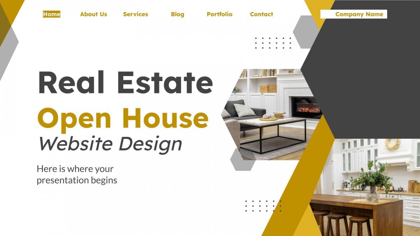 Free Google Slides & PowerPoint templates about houses