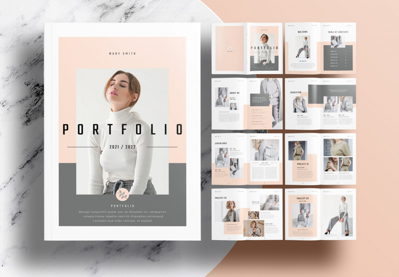 Free InDesign Portfolio Templates