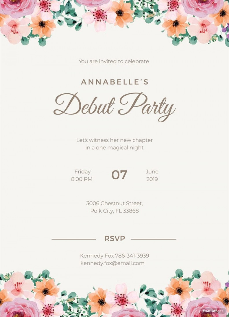 FREE Invitation Publisher - Template Download  Template