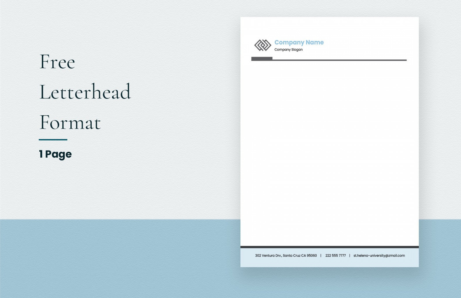 Free Letterhead Format - Download in Word, Google Docs  Template