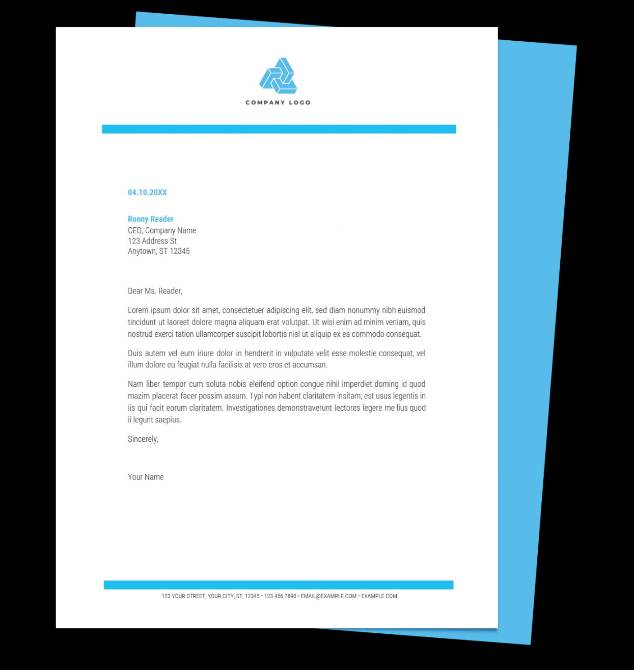 Free Letterhead Templates for Google Docs and Word