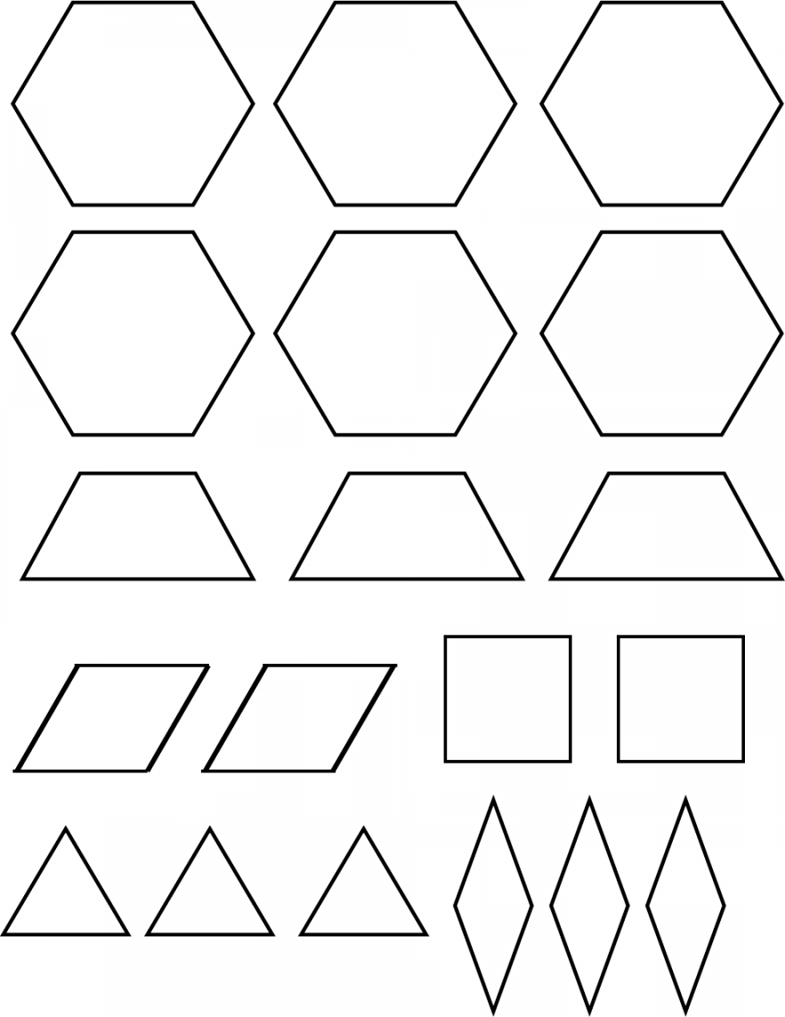 Free Pattern Block Template - PDF  KB   Page(s)  Pattern