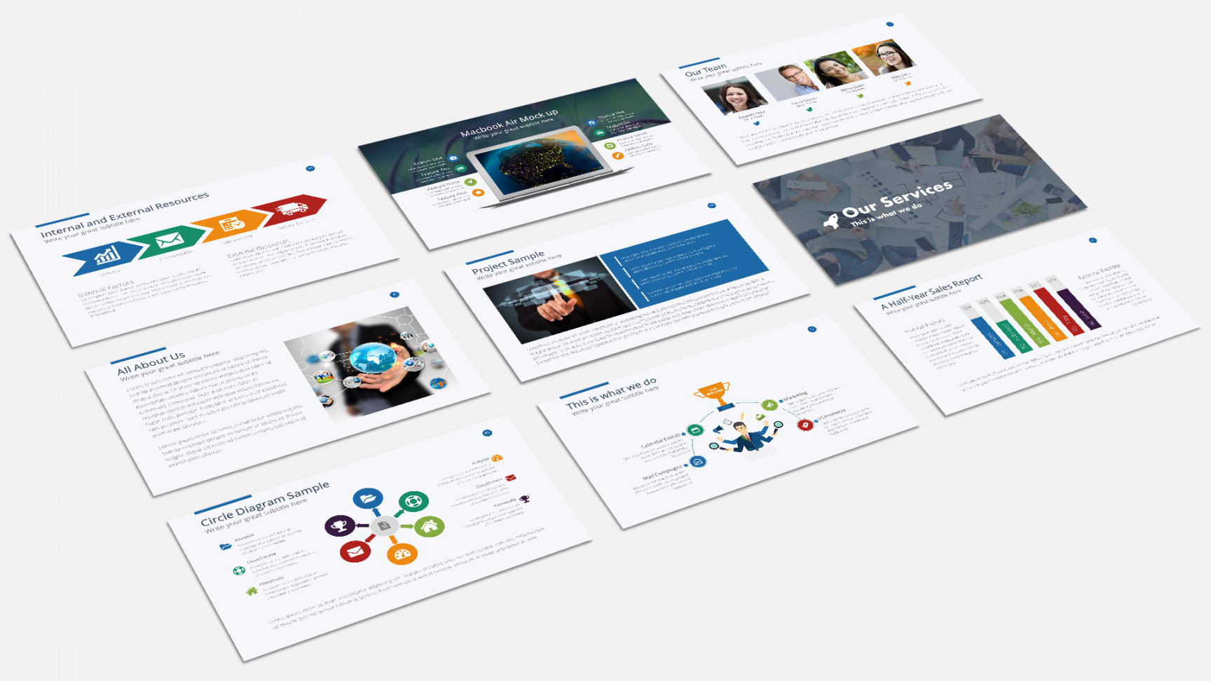 Free Presentation Slides Mockup Template  Prezibase