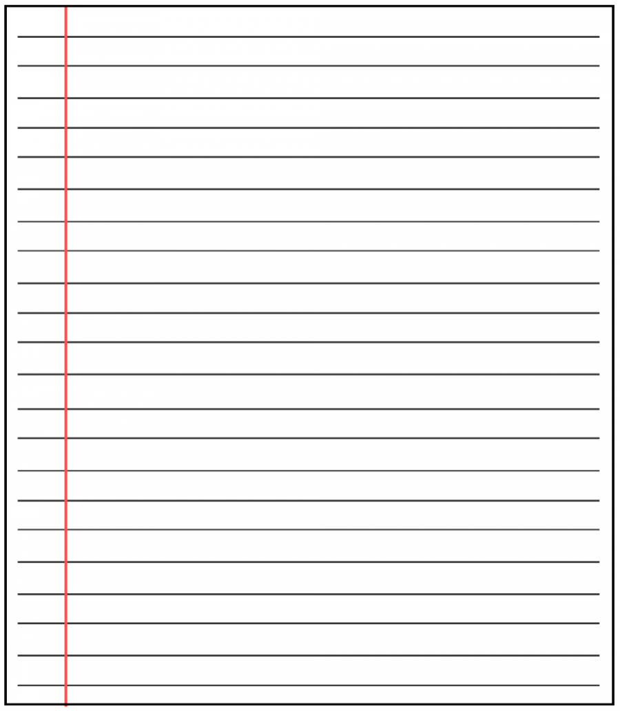 Free Printable Blank Lined Paper Template In Pdf Word How To With