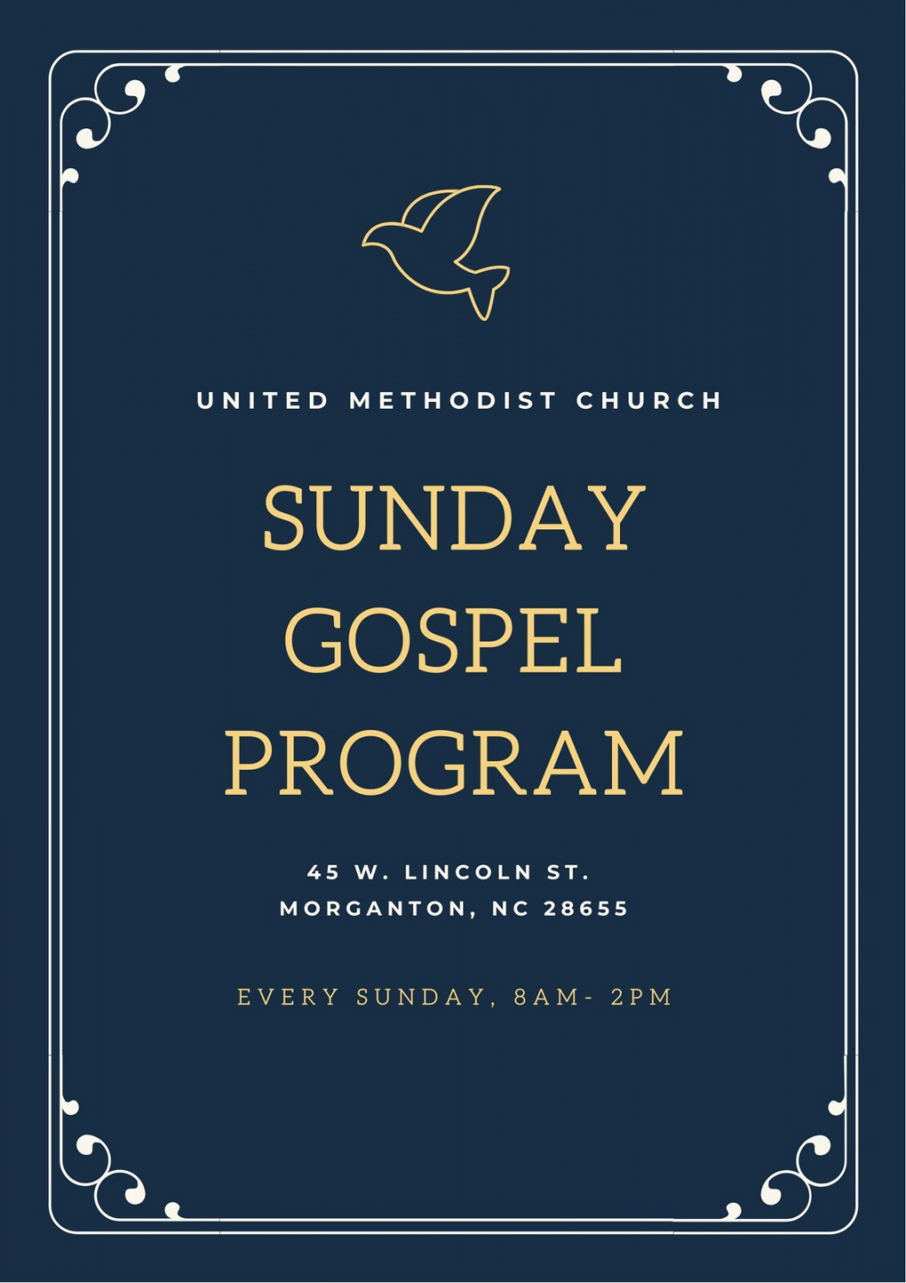 Free, printable, customizable church program templates  Canva