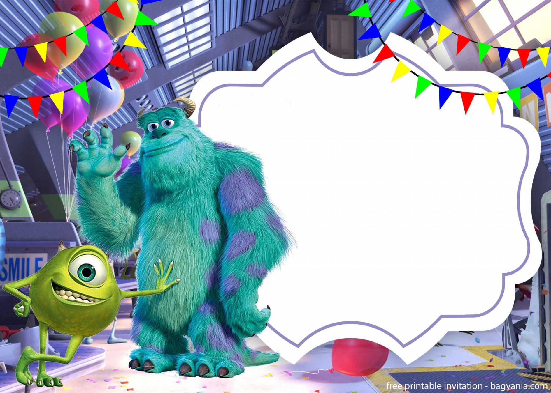 Free Printable Monster Inc