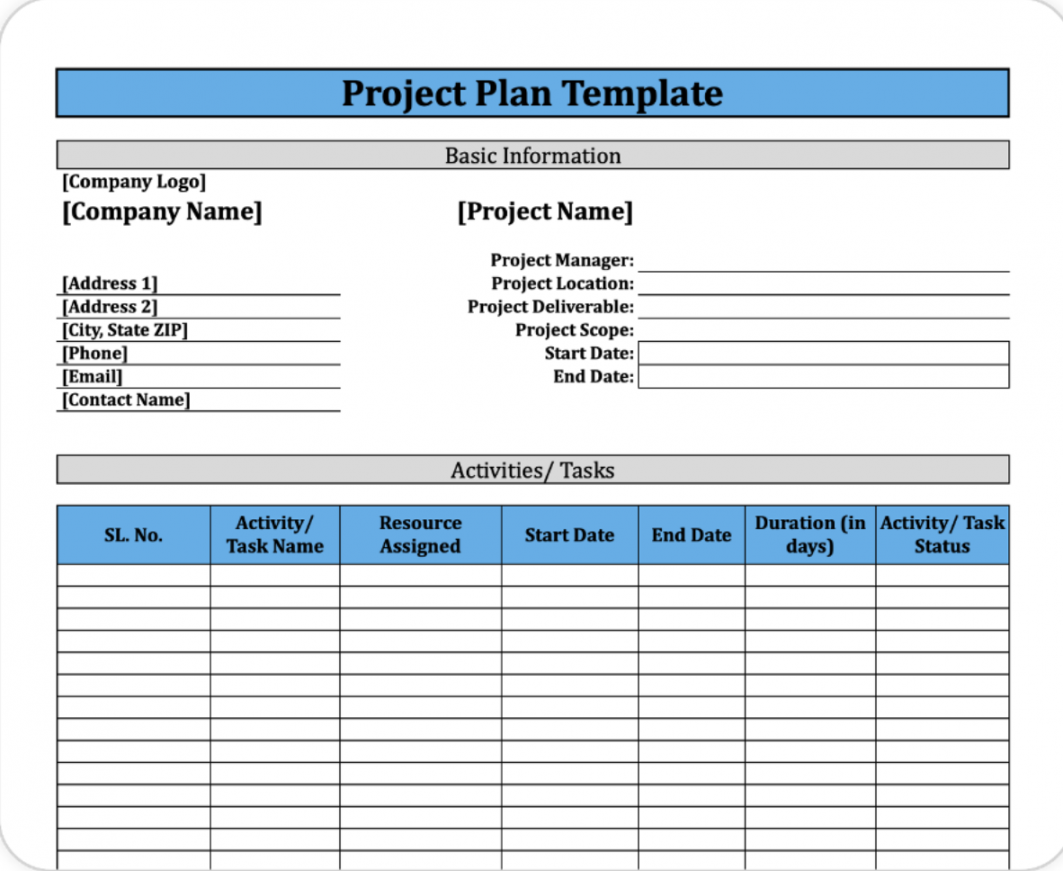 Free Project Plan Template () – Forbes Advisor