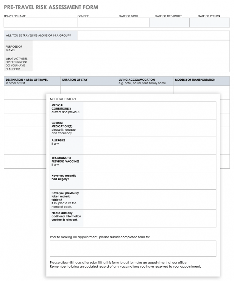 + Free Risk Assessment Forms  Smartsheet