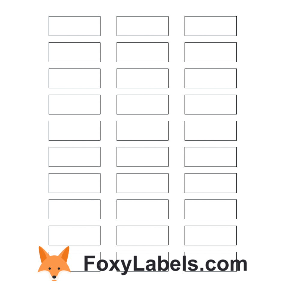 Google Docs Label Template Compatible with Avery®