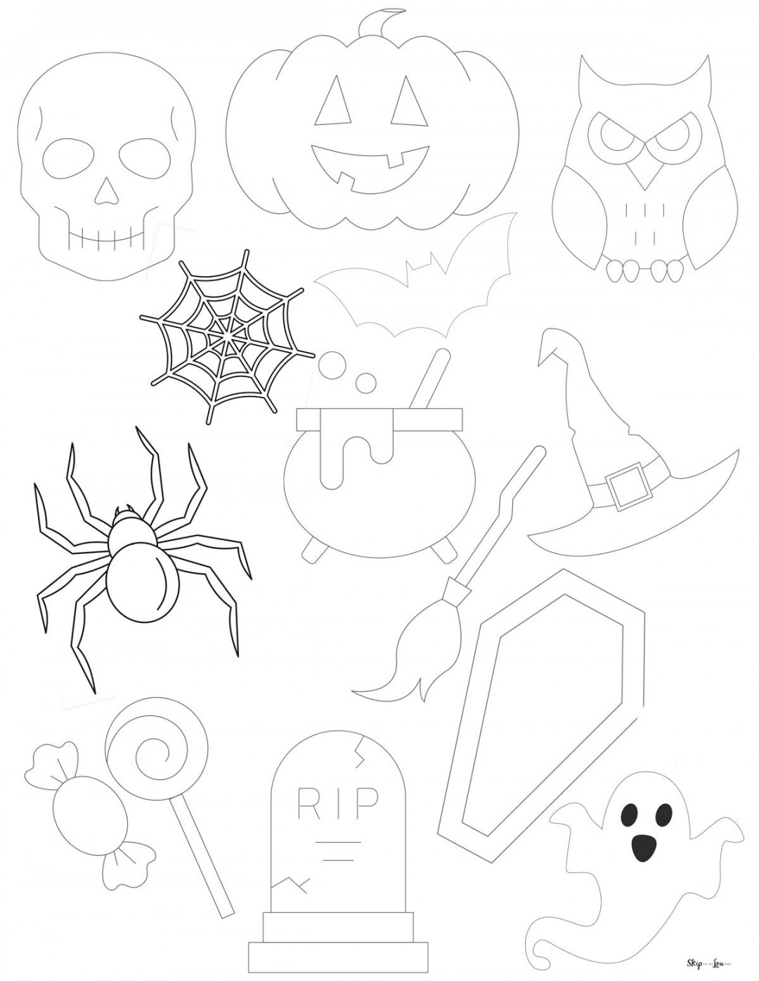 Halloween Templates  Skip To My Lou