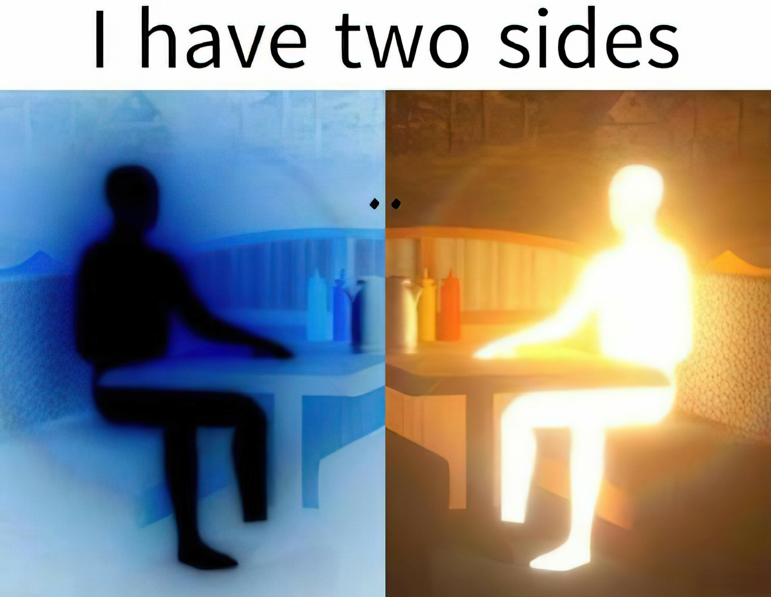 I have two sides meme template, in the end I upscaled it myself