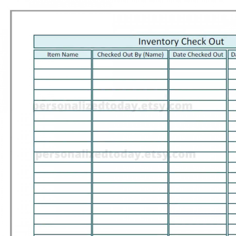 Inventory Sign Out Sheet Checkout Form Print and Write And Fillable PDF  Worksheets Designed To Track Assets Checked Out and Returned