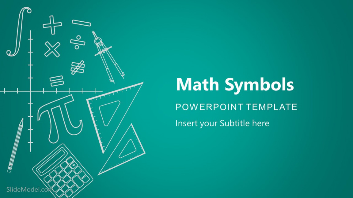 Math Symbols PowerPoint Template