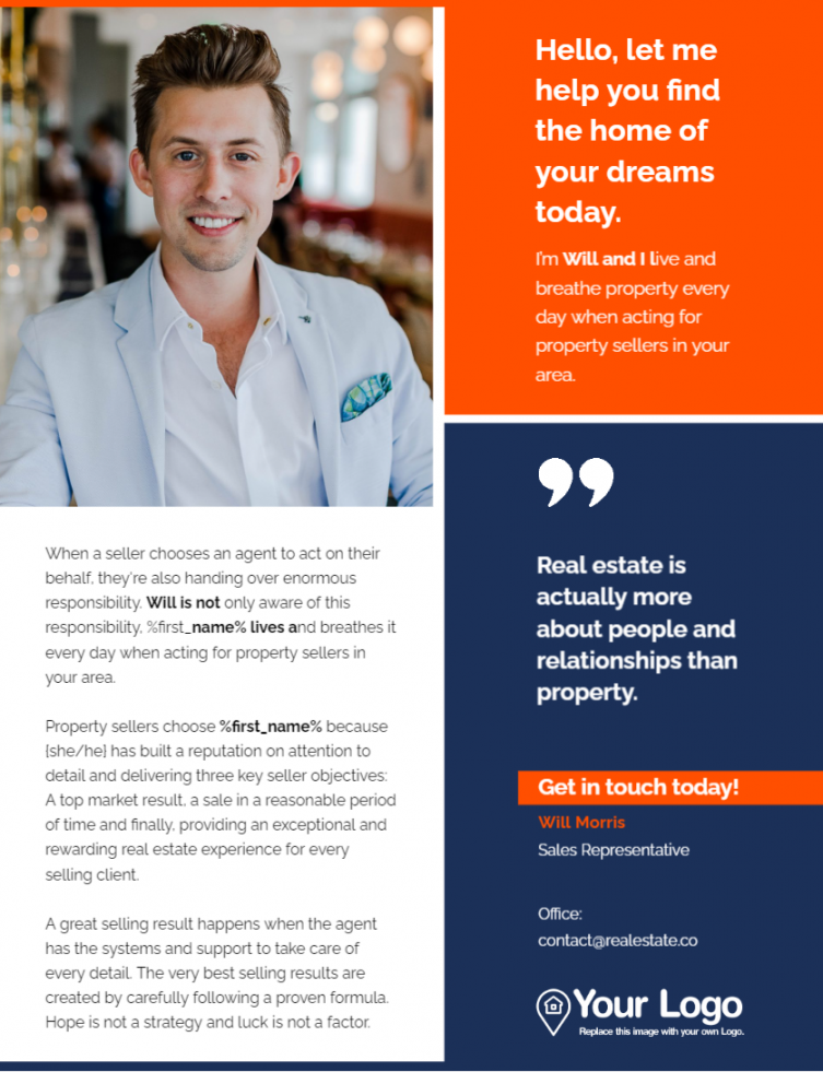 NEW! How To Create A Short Real Estate Bio Template