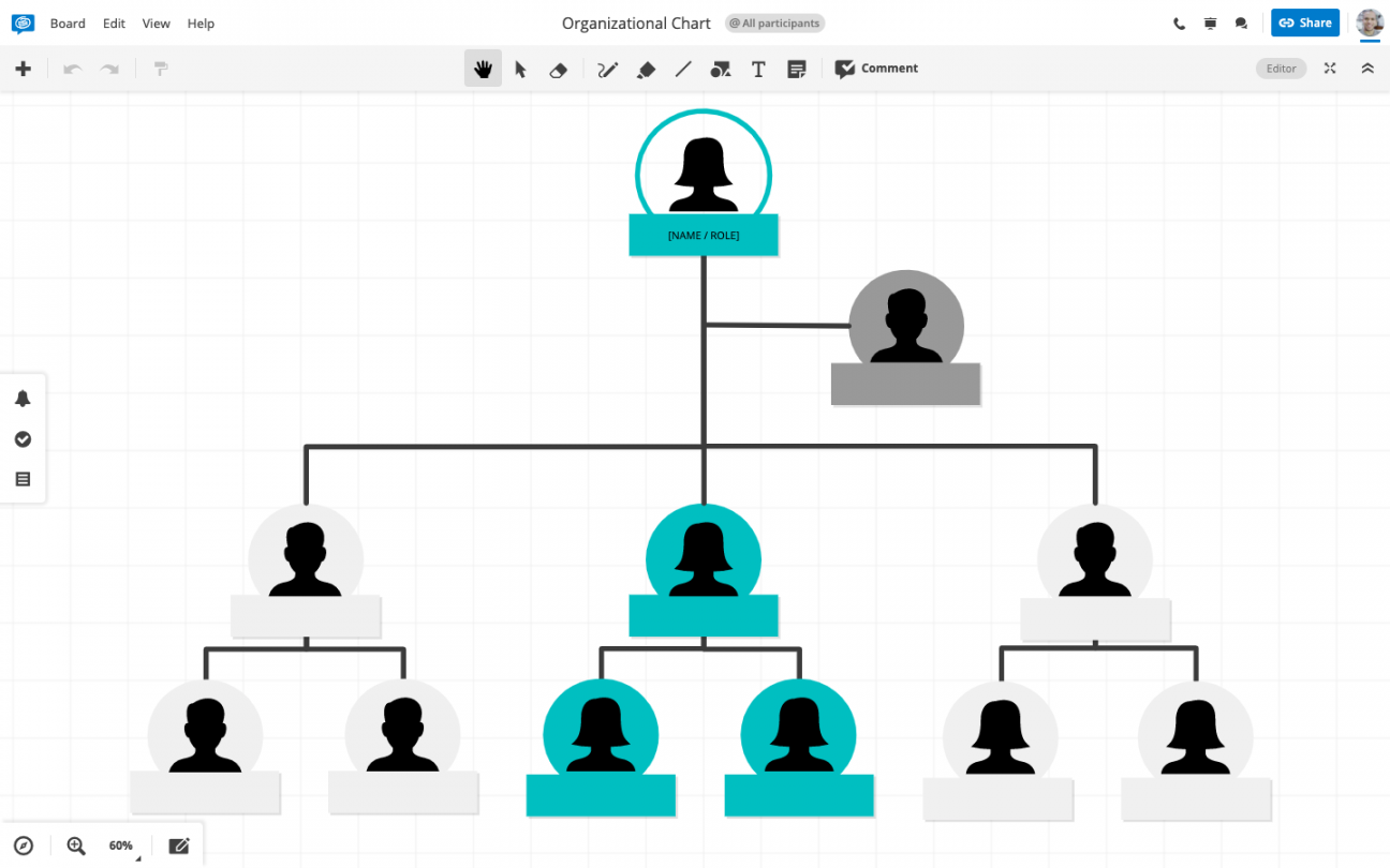 Organizational Chart Free Template  Conceptboard