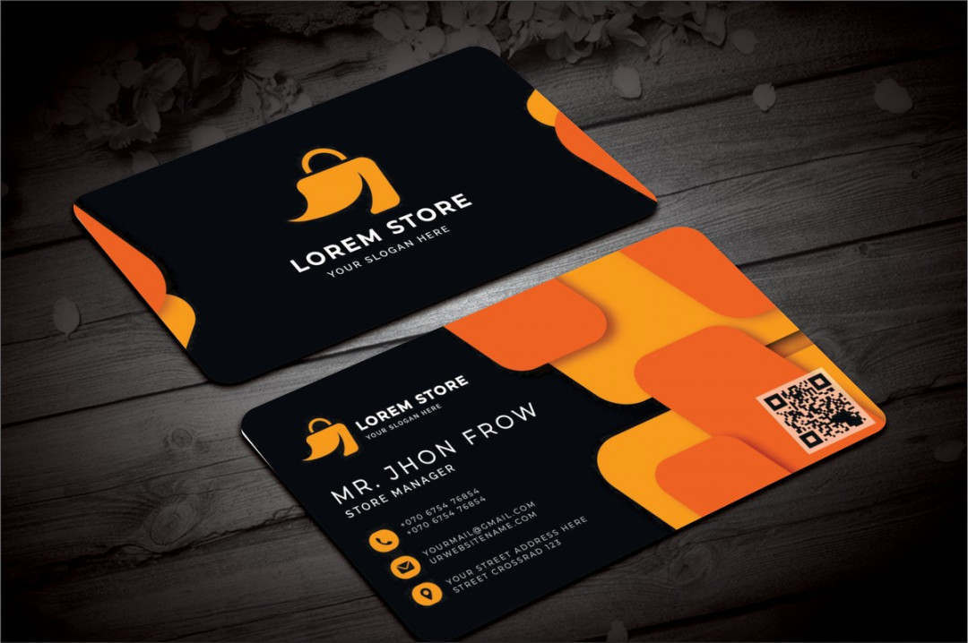 Personalize Retail Store Business Card Design Templates