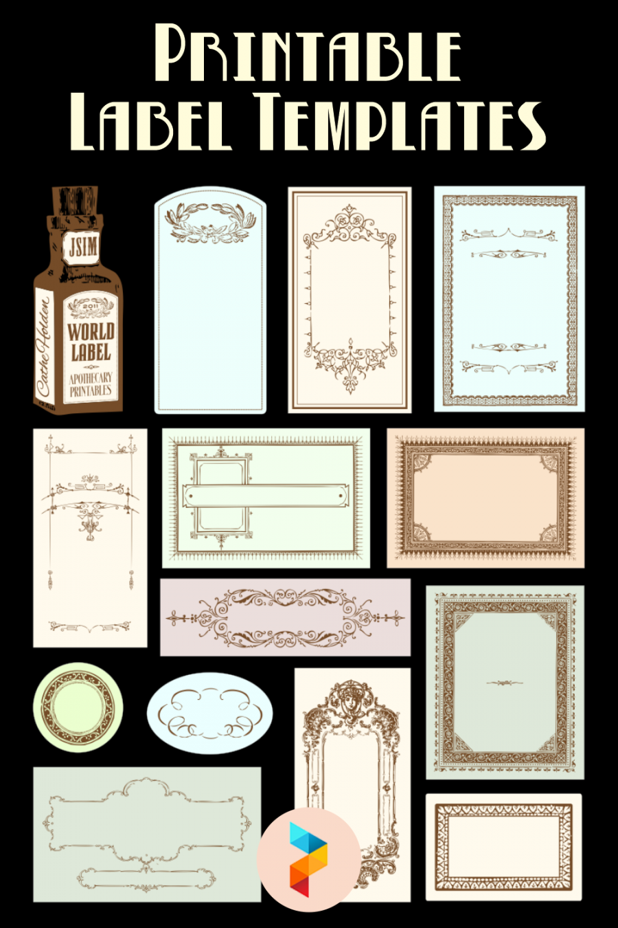 Printable Label Templates  Printable label templates, Labels