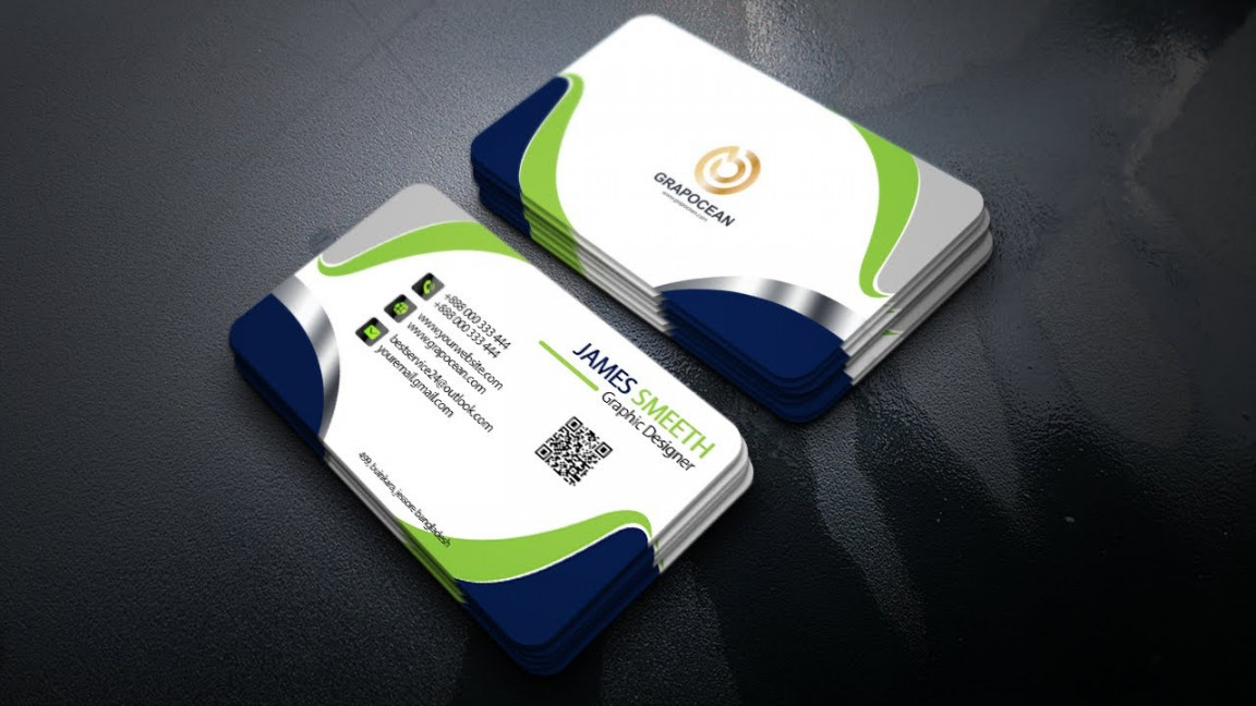 Professional Business Cards Design and size in Photoshop