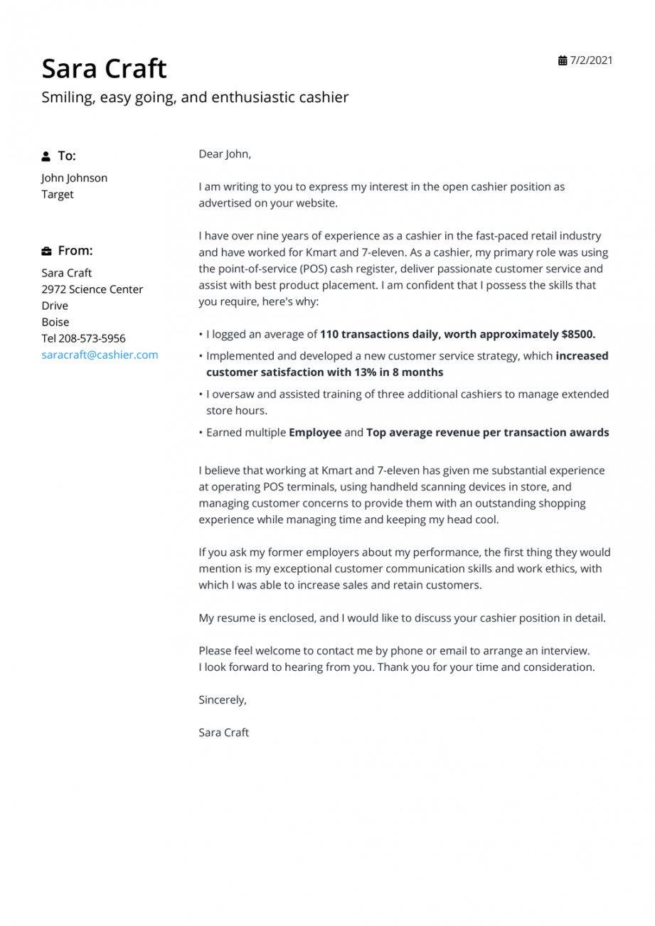 Professional Cover Letter Templates for  [Download Now]