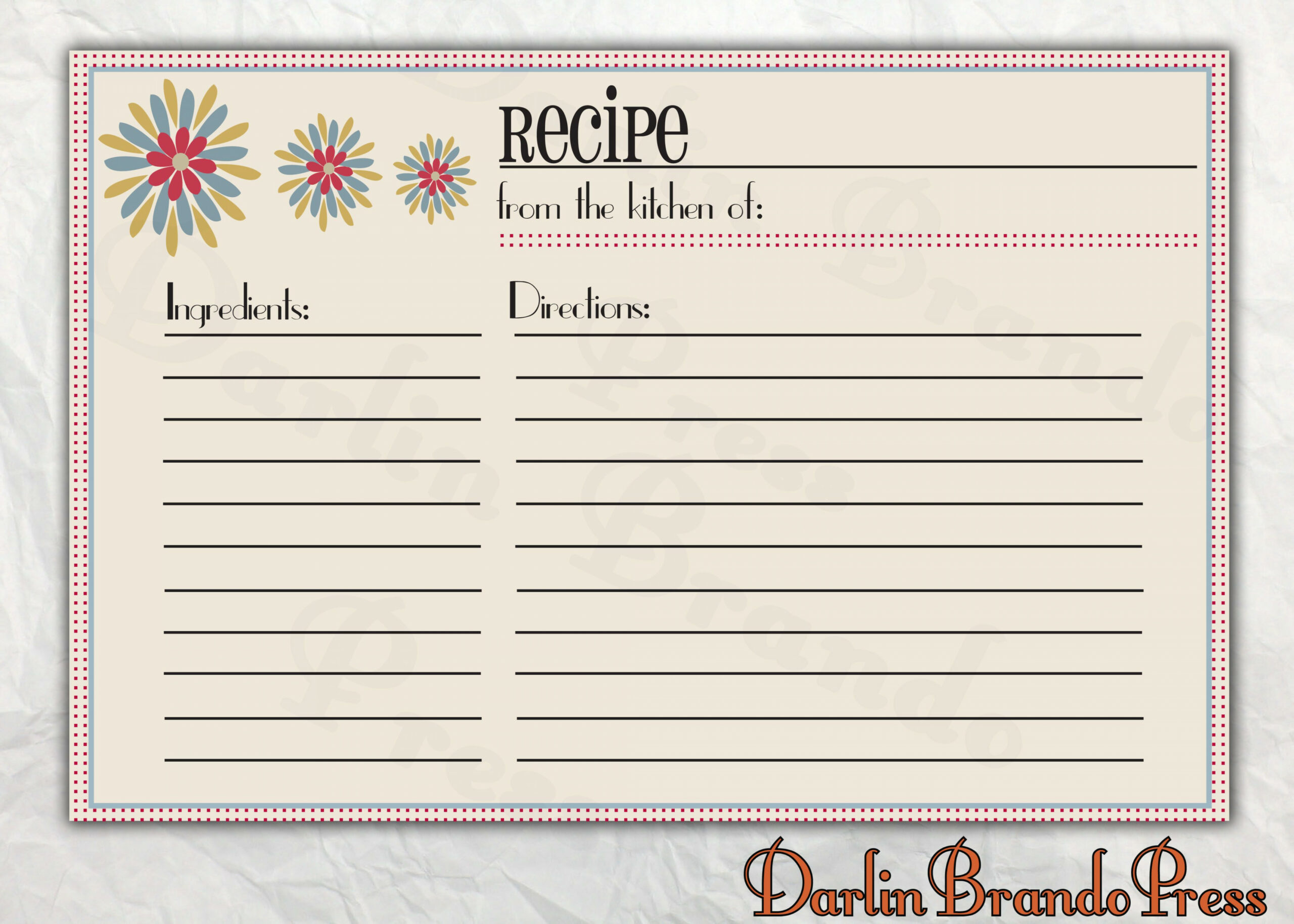 Recipes Card Templates Word  Recipe template for word, Recipe