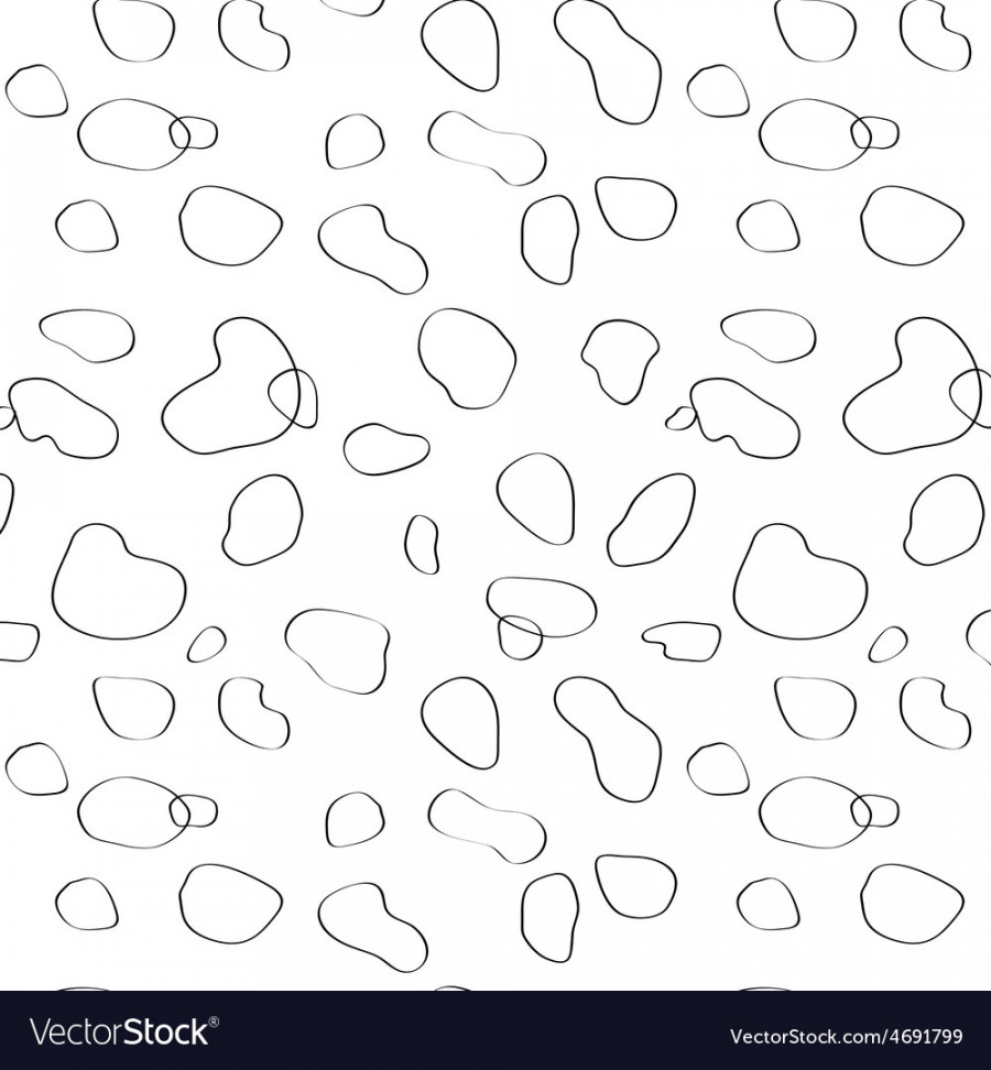 Seamless pattern of dalmatian spots Royalty Free Vector