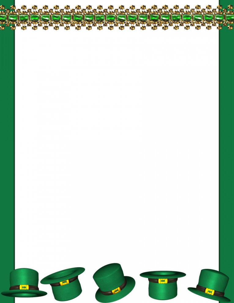 St Patricks Day FREE-Stationery