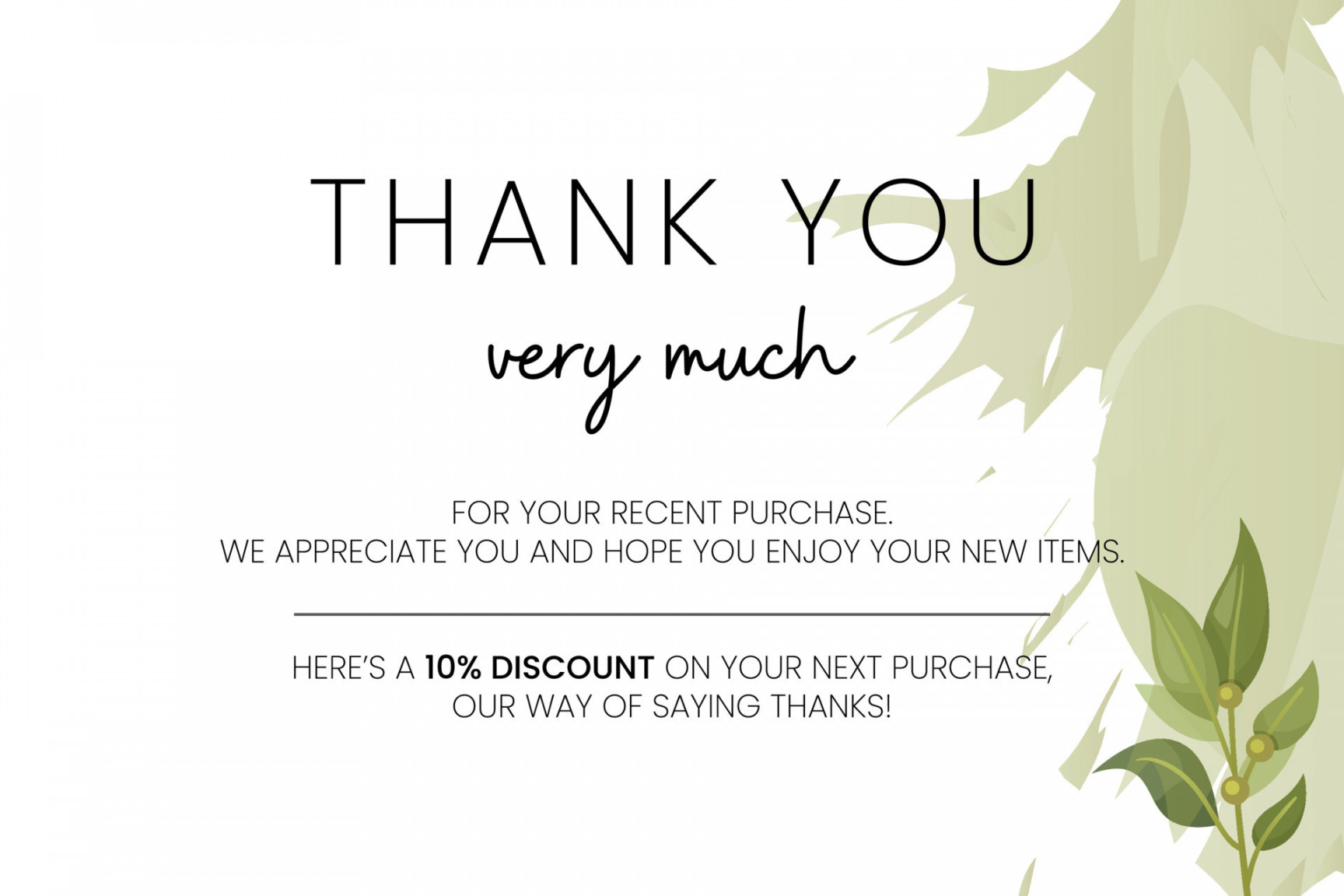 Thank you for your PURCHASE, printable vector illustration