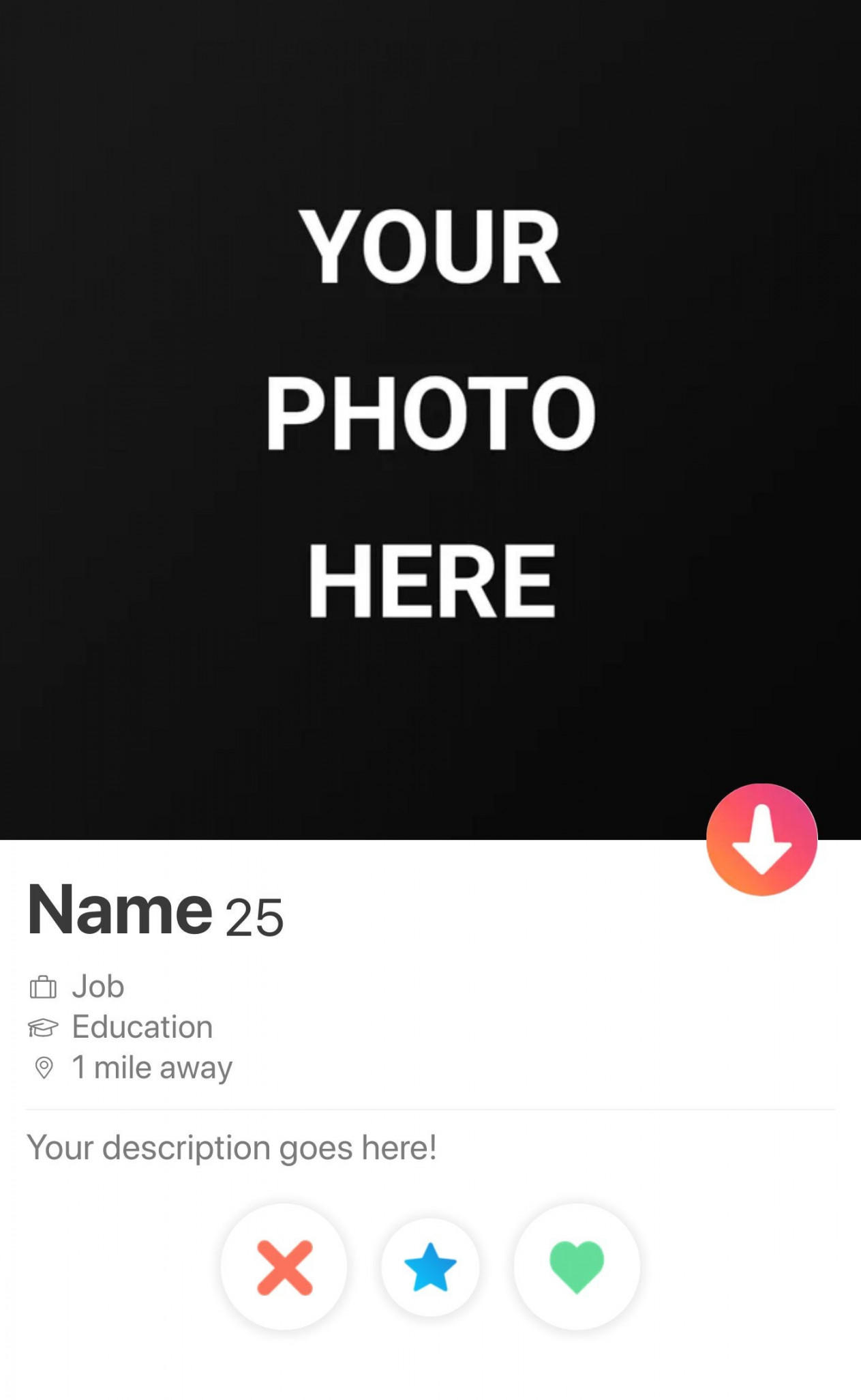 Tinder Profile Generator