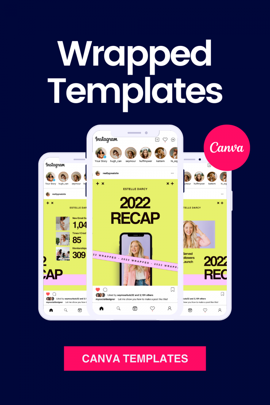 Wrapped Templates for Canva — Canva Templates for Entrepreneurs