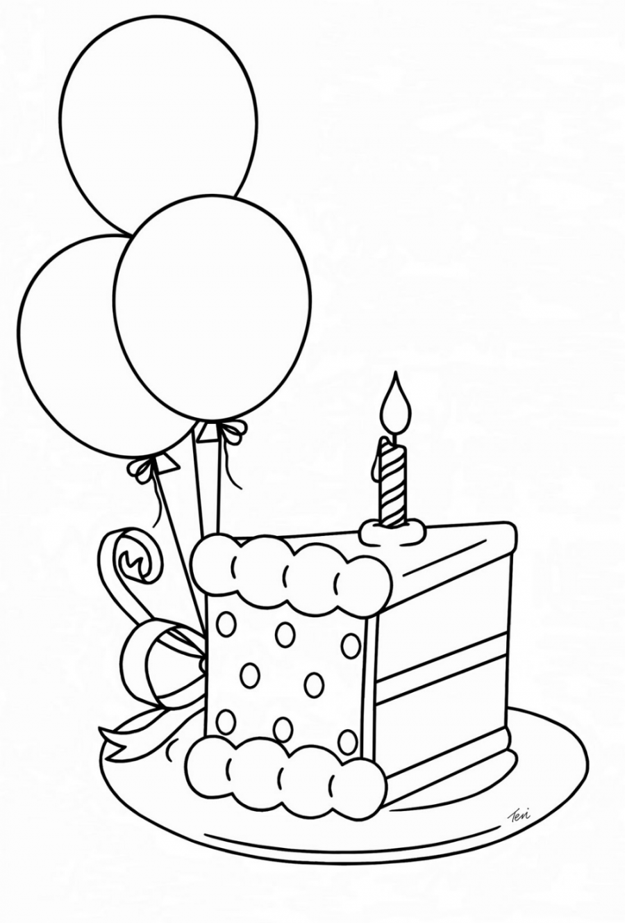 birthday balloons drawing easy - Yahoo Image Search Results