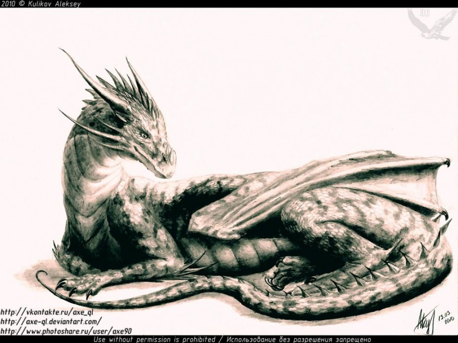 dragon laying down - - Image Search Results  Dragon drawing