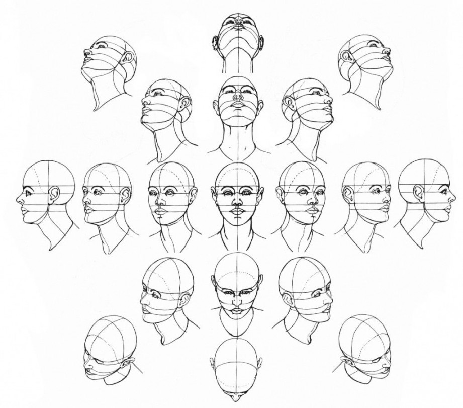 Drawing Of Different Faces Drawing Face In Different Angles How To