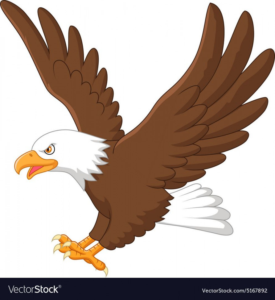 Eagle cartoon Royalty Free Vector Image - VectorStock , #Ad