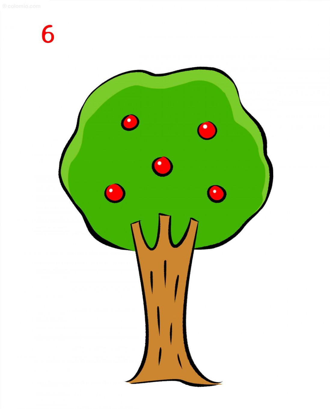 Easy Tree Drawing » How to draw a Tree