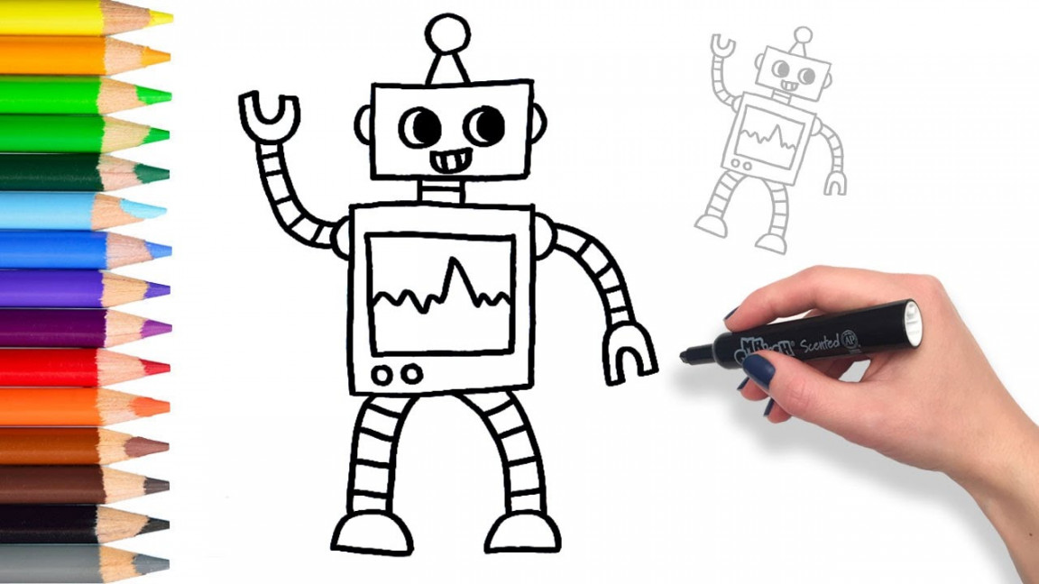 Easy Tutorial  Only  Steps to Draw a Robot！ – Makeblock