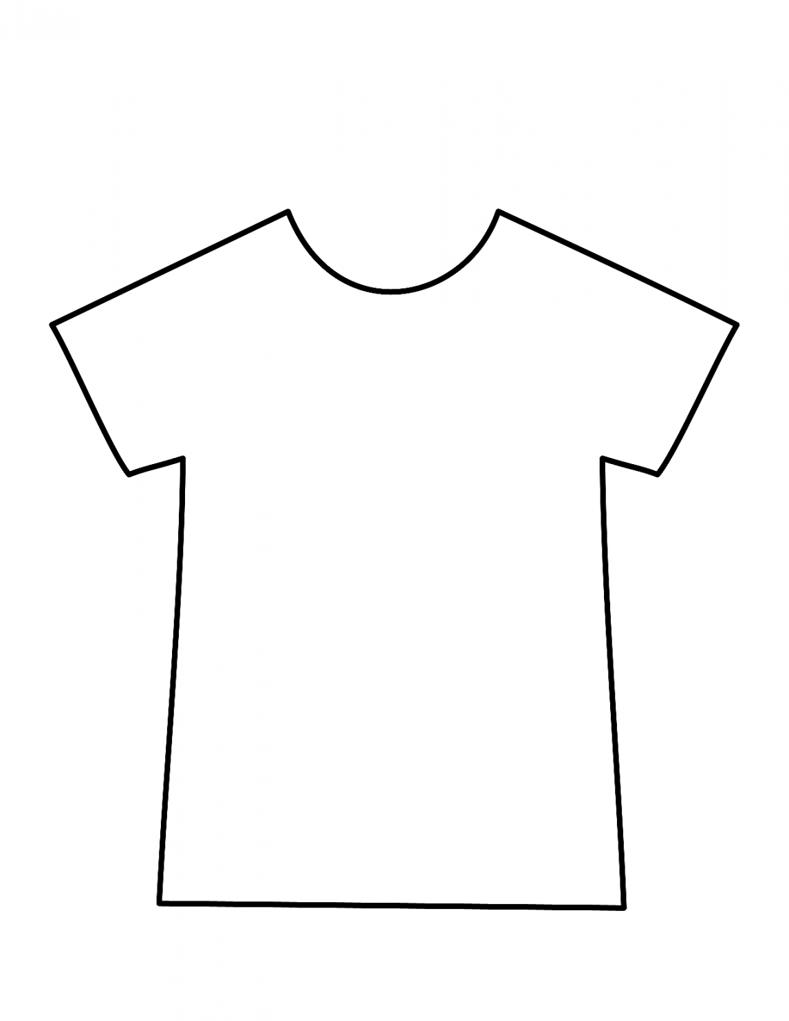 Encourage Creativity and Learning with a Printable T-shirt Outline