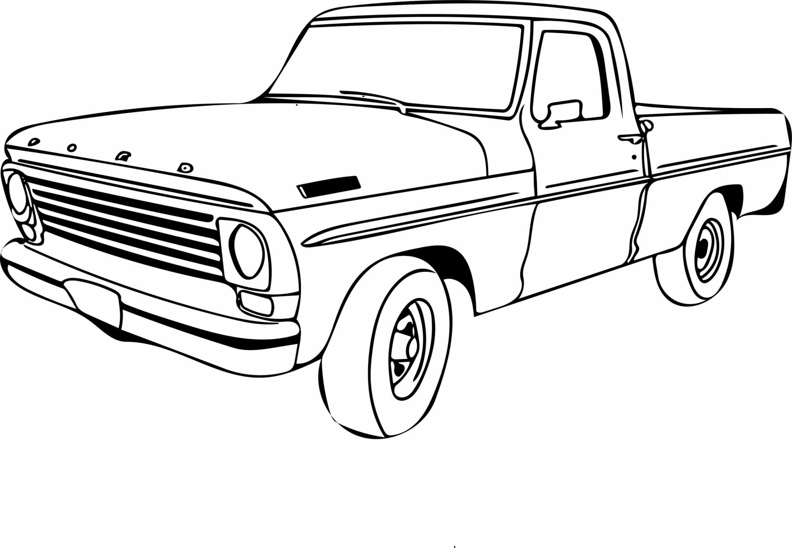 Ford LKW F F- F- F- Ford Truck Digital Design SVG, DXF,  Png, jpg für CNC Criciut Siebdruck