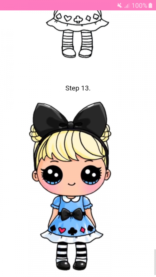 How to Draw a Cute Doll Step by Step