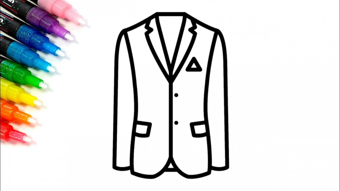 How to draw a suit  Draw tuxedo  Drawing dress