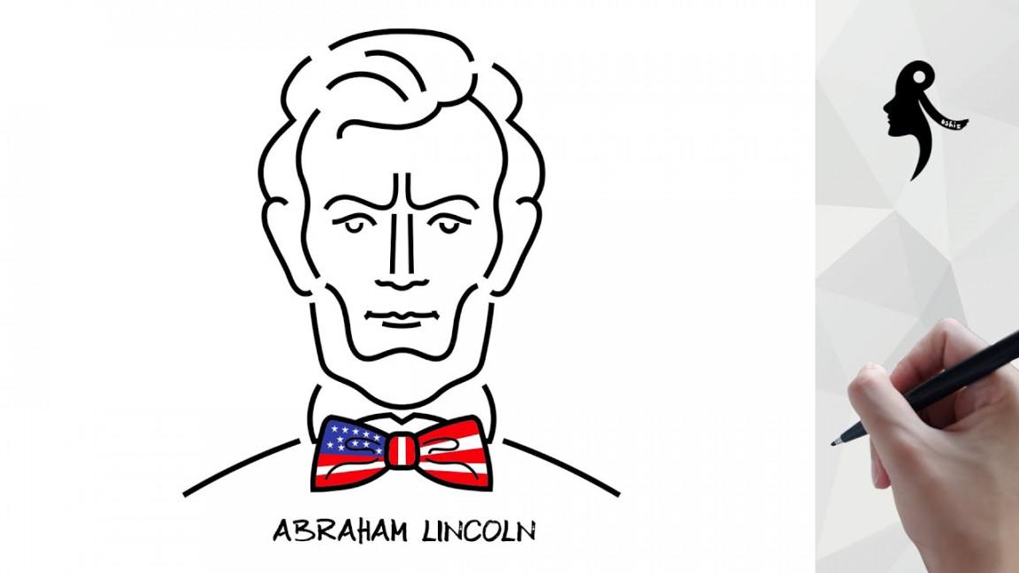 HOW TO DRAW ABRAHAM LINCOLN IN EASY STEPS