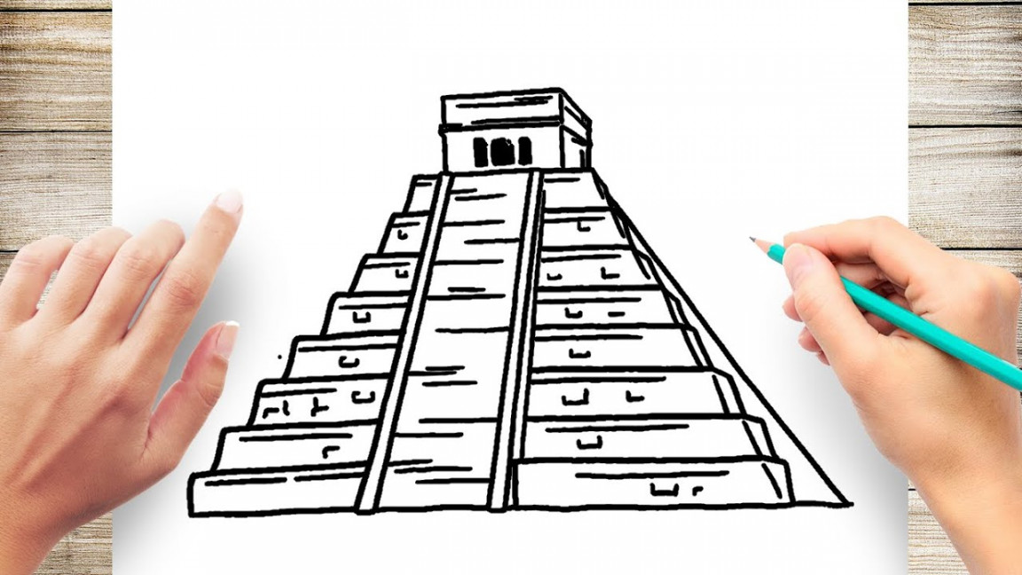 How to Draw Aztec Temple