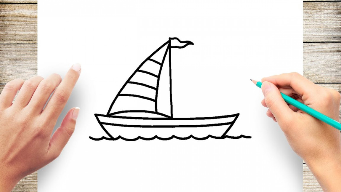 How to Draw Boat Easy