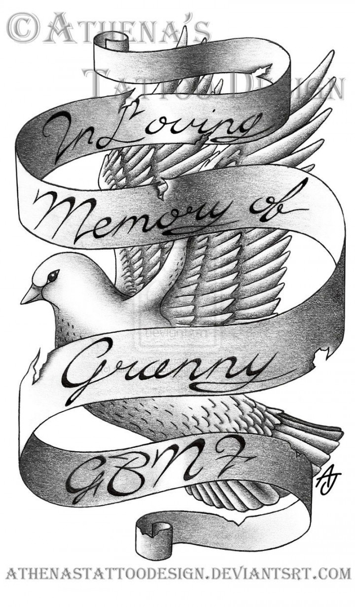 In Loving Memory by athenastattoodesign on DeviantArt  In